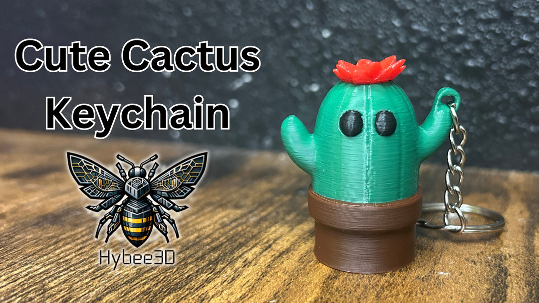Cute Cactus Figurine & Keychain cover