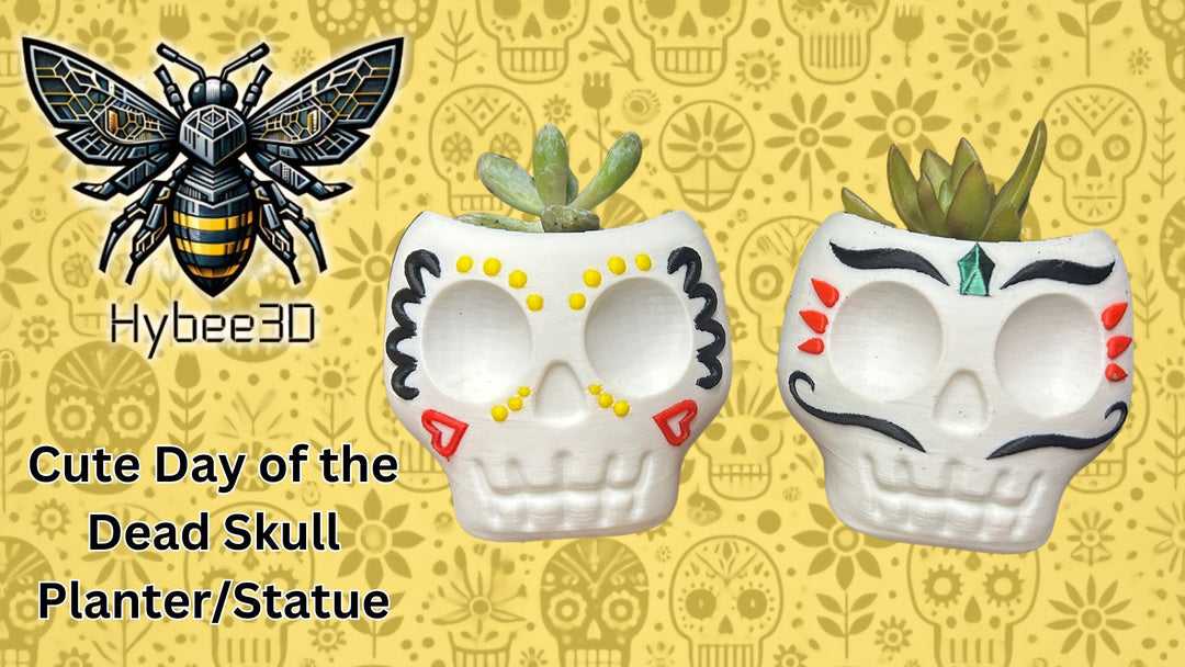 Day of the Dead Sugar Skull — Planter & Figurine cover