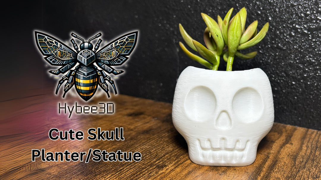 Cute Skull — Planter & Figurine cover