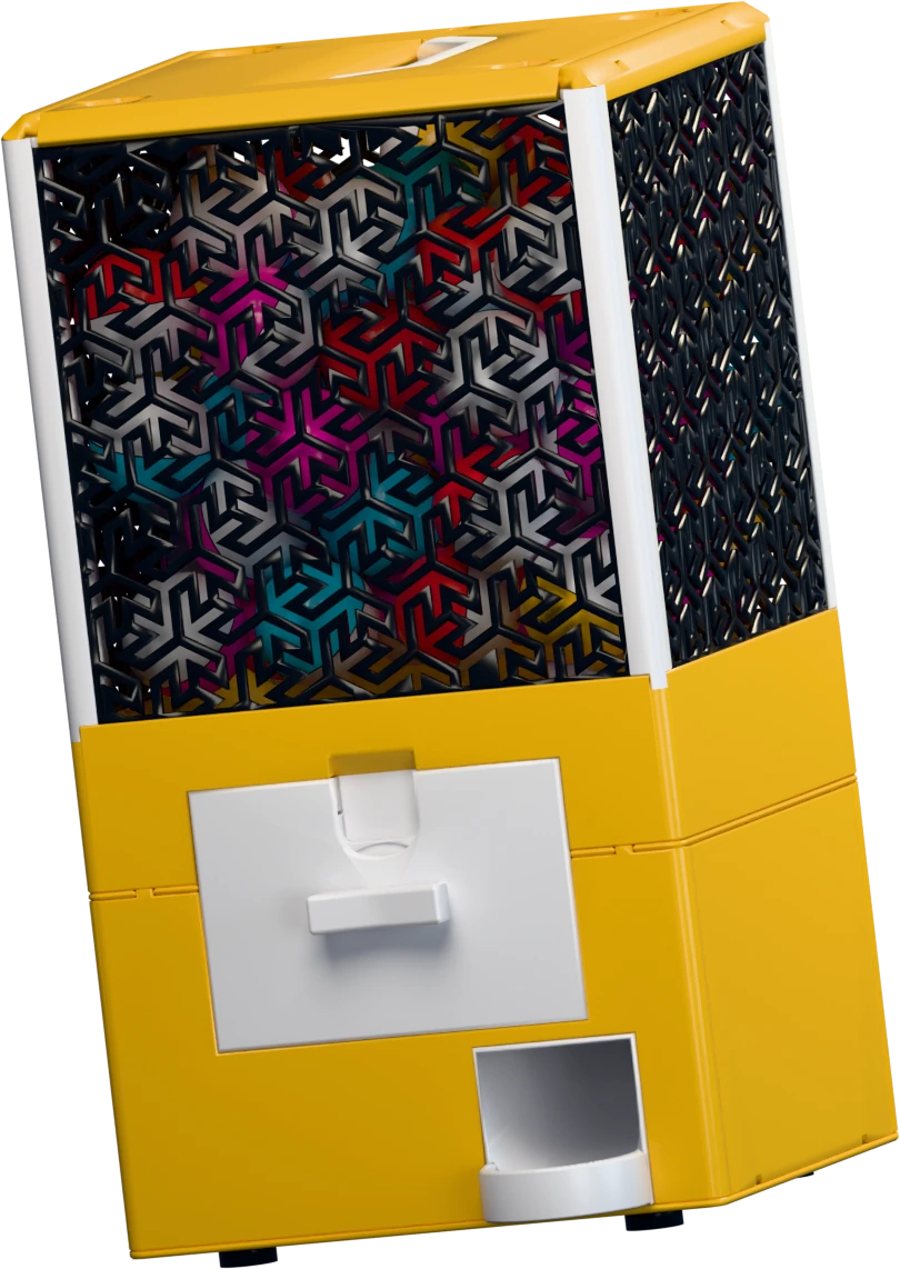Yellow GachaPop V2 — included in the birthday bundle